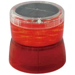 ソーラーLED回転灯 ニコソーラー 105Φ 赤