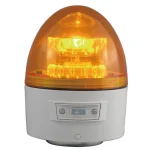 電池式LED回転灯 ニコカプセル Φ118 黄
