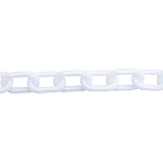 プラスチックチェーン NO.40 (細) 白 (22637WHT)