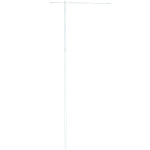 のぼりポール  5m強風用  φ25  ホワイト (52518WHT)