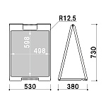 スタンドプレート チョーク用 両面 屋内用