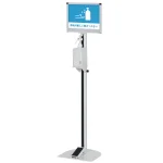 ノータッチ消毒液スタンドA4横 DSI-A4Y