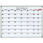 ホワイトボード AXシリーズ (壁掛) 予定表 横書き AX34SG 板面寸法 W1210×H920 (AX34SG)