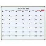 ホワイトボード AXシリーズ (壁掛) 予定表 横書き AX34SG 板面寸法 W1210×H920 (AX34SG)