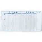 ホワイトボード MAJIシリーズ (壁掛) 月予定表 MH36M 板面寸法 W1810×H910 縦書き (MH36M)