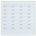ホワイトボード MRシリーズ (壁掛) スケジュール MR22S 板面寸法 W610×H610 (MR22S)