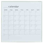 ホワイトボード MRシリーズ (壁掛) カレンダー MR22W 板面寸法 W610×H610 (MR22W)