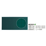 スチールグリーン黒板 MAJIシリーズ (壁掛) 黒板 暗線入 板面寸法:W1810×H910 (MS36X)