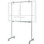 ホワイトボード壁掛用 アルミ製ボードスタンド UY851T (UY851T)