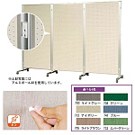 展示パネル AR連結ボード (30mm厚) 両面ワンウェイ掲示板 板面寸法1800× 900 カラー:ライトグレー (ARK306-700)