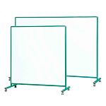 ローボード 両面ホーローホワイトボード グリーン サイズ:W1200 (LBH44TD-G)