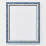 アンティーク調デコラティブポスターフレーム APS-02 (受注生産品) A2 ブルー (APS-02(A2)(BL))