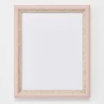 アンティーク調デコラティブポスターフレーム APS-02 (受注生産品) A5 ピンク (APS-02(A5)(PK))