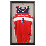 ユニフォーム額 バスケットボール用ユニフォームケース 片面 (受注生産品) ビター グレー UVアクリル (basket_uni_case(bi_gr_uv))