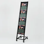 パンフレットスタンド アルモード 2501 屋内用 A4×4段1列