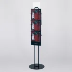 パンフレットスタンド アルモード 2519 屋内用 A4×3段 (2519-K)