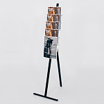 パンフレットスタンド アルモード 2523 屋内用 A4×5段 (2523-K)