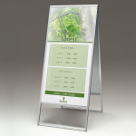 アルミ枠A型スタンド アルモード 299 屋外用 両面