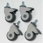 【同時購入用オプションパーツ】スタンド看板255用キャスターWストッパー付(4個セット) (Casterx4For255sign)