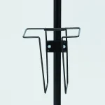 アルモード用 中ポール(15.9φ用) パンフレットラック 「Pラック23 ワイヤーブラック」 A4三つ折り