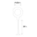 バノックピン フックピン 25mm ※5000本入り
