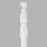 のぼり竿 白 (3m3段伸縮)　店舗用品　展示・イベント用品　のぼりポール　のぼり用ポール　伸縮棒