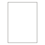 氏名標識 (樹脂タイプ) 104×65×1mm スペア用白名札 10枚入 (045013)