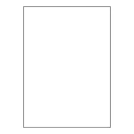 氏名標識 (樹脂タイプ) 104×65×1mm スペア用白名札 10枚入 (045013)