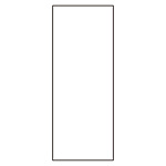 氏名標識 (樹脂タイプ) スペア用白名札 10枚入 70×17×0.5mm (046908)