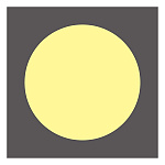 船舶用標識 丸 55mm角×1mm (082902)