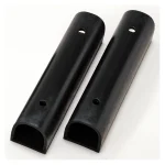 カーストップ ゴム製 車止め 2本1組 100×100×450mm (120030)