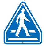 道路標識(構内用) 横断歩道 道路407-A (133331)