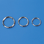 金具 2重リング 10個1組 サイズ:内径15.5mmφ (137170)