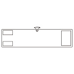 ビニール製無地腕章 (反射タイプ) カラー:反射白 (140301)