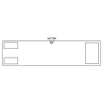 ビニール製無地腕章 (反射タイプ) カラー:反射白 (140301)