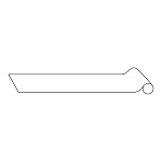 配管識別アルミテープ 白 サイズ: (S小) 25mm幅×2m巻 (188510)