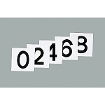 150mm角数字札 仕様:0〜9 5枚1組 (228013)