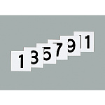 75mm角数字札 仕様:1〜12 6枚1組 (228031)