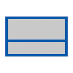 ヘルメット用ステッカー 32×50mm 10枚1組 仕様:無地 (233101)