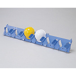 ヘルラック (保護帽整理棚) 仕様:6個掛け (241050)