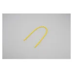 プラスチックカラーチェーン 線径6mm 長さ1.2m イエロー (284032)