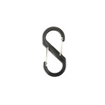 プラスチック製 S型カラビナ SKDシリーズ ブラック (284185)