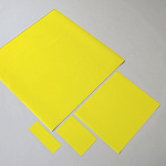 蛍光反射マグネットシート 蛍光イエロー サイズ:100×300×0.75mm (311001)