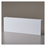 誘導標識専用プレート 天井用L型 アルミタイプ 130×360×1mm (377016)
