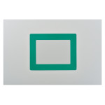 路面区画標識 オリジナル書式掲示用 A4 緑 (403112)