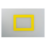 路面区画標識 オリジナル書式掲示用 A4 黄 (403113)