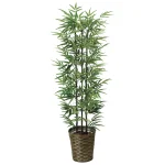 光触媒 人工観葉植物 造花 黒竹 1.35(幹:天然黒竹) (高さ135cm) (178A230)