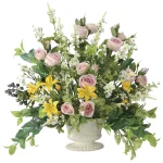 光触媒 人工観葉植物 造花 ミックスベール (高さ55cm) (2058R220)