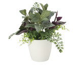 光触媒 人工観葉植物 造花 ミックスグリーンS (高さ28cm) (2100A35)