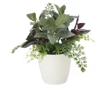 光触媒 人工観葉植物 造花 ミックスグリーンS (高さ28cm) (2100A35)